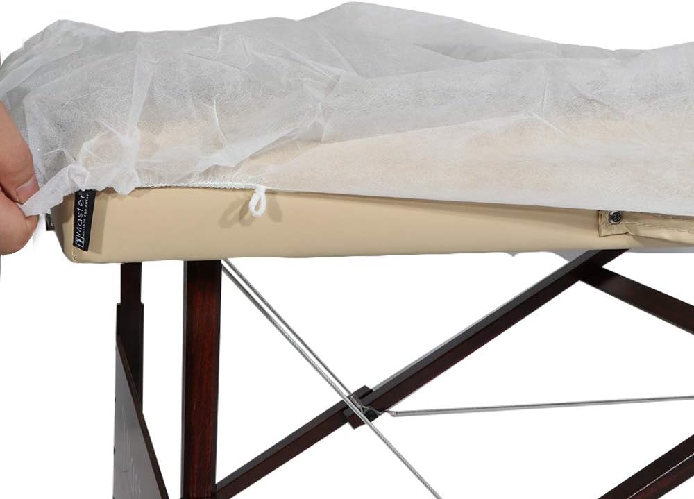 Master Massage Disposable Fitted Table Sheet Cover(Pack of 10) for Massage Table: Health & Personal Care