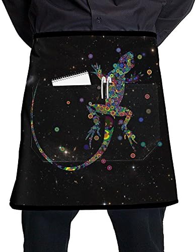 Vhds Kitchen Aprons Gecko Comfortable Adjustable Restaurant Bib Aprons Waist Professional Chefs Kitchen Aprons With Pockets