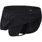 ZONBAILON Mens Sexy Boxers Shorts G-String Backed Pouch Thongs with Skirting Bulge Pouch Split Side Sleep Pajama Underwear