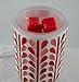 Scentsationals Wax Melt Warmer, Wax Warmer for Scented Wax Melts - Mosaic Collection Cosmic Red - Candle Wax Melter for Fragrance Cubes and Tarts