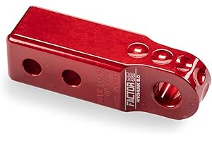 Factor 55 00020-01 Hitchlink 2.0 Rated at 9500 lb Ultimate Failure at 51,000 lb Convert Your Vehicles Hitch Receiver into a Recovery Point. Ideal for 4x4 Off Road Adventures – Red