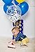 Treasures Gifted Blue Confetti Balloons - Clear Confetti Balloons - 12