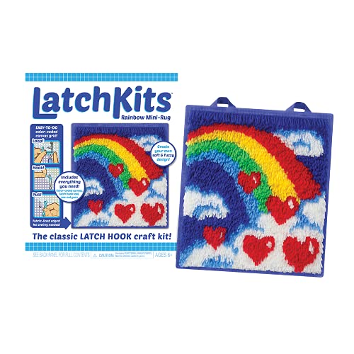 LatchKits MiniRug Sewing Kit The Classic Latch Hook Craft Kit