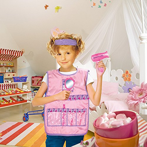 Melissa Doug Hair Stylist Role Play Costume Dress Up Set 7 Pcs