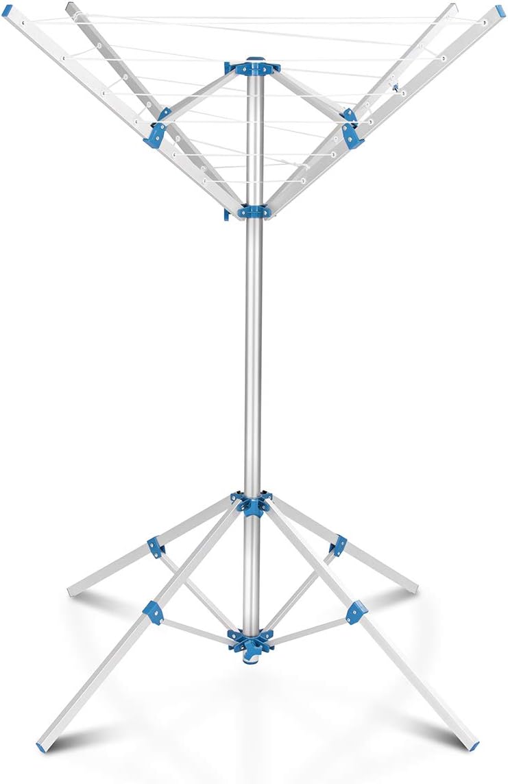 COSTWAY Foldable Rotary Airer 16m 4 Arm Laundry Lightweight Free