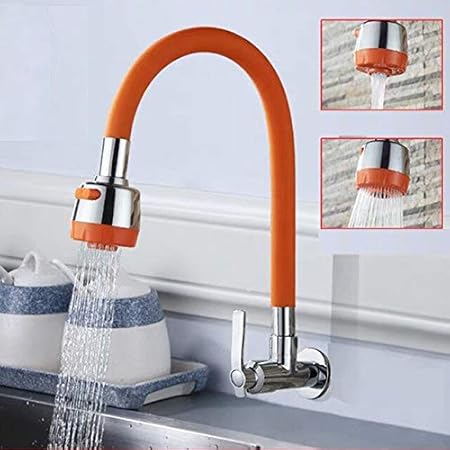 JYHW Grifos de cocina flexibles Grifo de gel de sílice de 360 giros