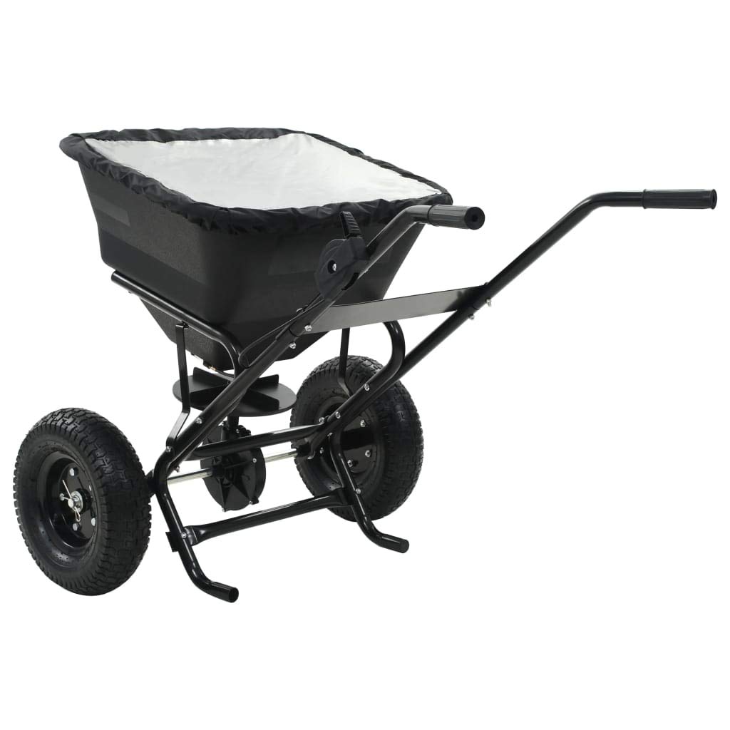Garden & Outdoors FESTNIGHT Walkbehind Salt Broadcast Spreader Road