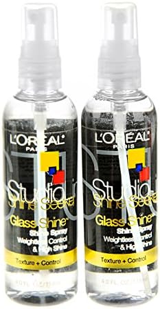 L'OREAL Studio Line Shine Seeker Glass Shine Spray 4oz pack of 2