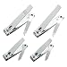 4 Pcs Professional Stainless Steel Toenail Clipper and Fingernails by QLL - Swing Out Nail Cleaner/File - Sharpest Stainless Steel Clipper - Wide Easy Press Lever - Best Quality Nail Cutter