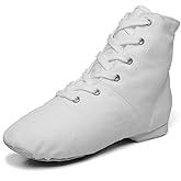 MSMAX Jazz Dance Shoes for Girls Lace-up Dancing Ballet Boots Sneakers for Boys