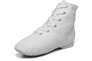 MSMAX Jazz Dance Shoes for Girls Lace-up Dancing Ballet Boots Sneakers for Boys