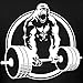 Spreadshirt Gorilla Lifting Weightlifting Men's T-Shirt, L, black