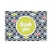 Mod Thank You Note Cards Pack / 36 Appreciation Cards With White Envelopes Set / 6 Thanks Geometric Greeting Card Designs / 3 1/2