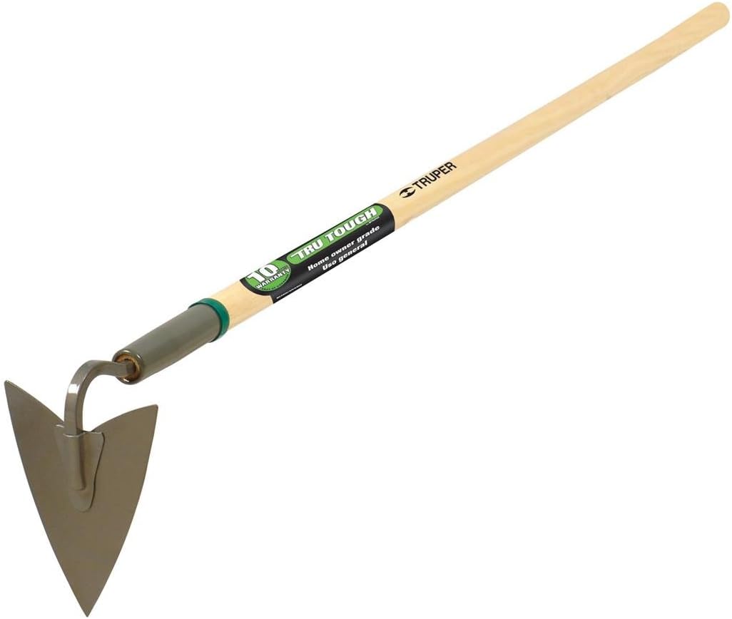 Truper 33119 Tru Pro Forged Eye Hoe, 7-Inch Head, Ash Handle, 54-Inch : Garden Hoes : Garden & Outdoor
