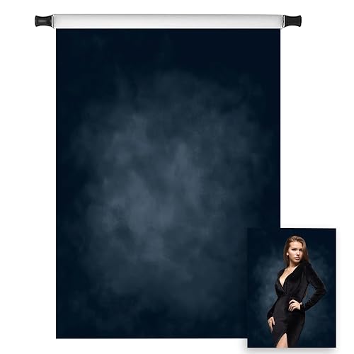 Kate 5x7ft Dark Blue Abstract Backdrops Microfiber Dark Blue Portrait ...
