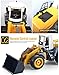 DOUBLE  E RC Front Loader 8 Channel Full Functional RC Bulldozer Truck Electric Remote Control Tractor with Lights & Sounds