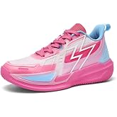 KIUSMETY Girls Boys Basketball Shoes Youth Cushion Indoor Outdoor School Casual Comfortable Sport Non Slip Sneakers for Unisex-Child