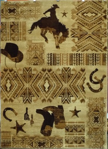 Amazon Com Western Lodge Rustic Cabin Area Rug Design Cr527 2