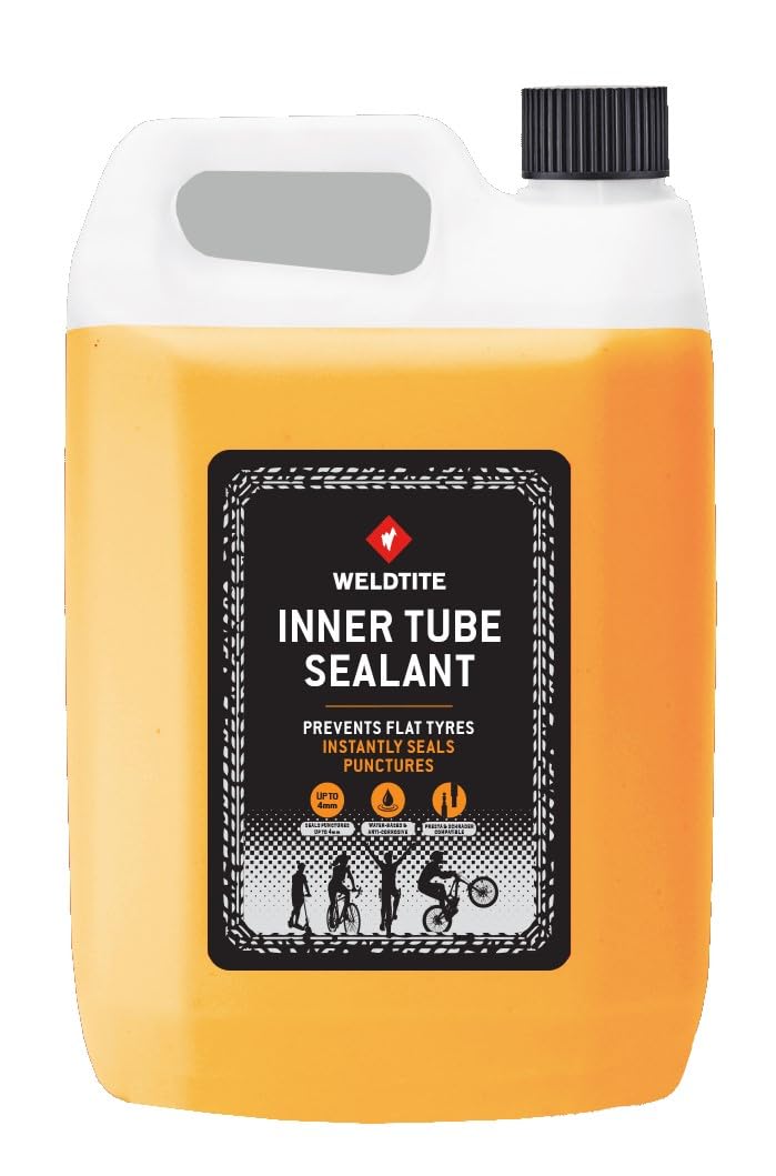 WELDTITE Inner Tube Sealant - Instantly Seals Punctures - Suitable for Freezing Conditions, 5 Litres