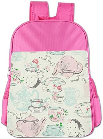 GABRIELA ROSALES Tea Set Elegant Premium Unisex Children's Backpack School Sport Shoulder Schoolbag Bag Satchel
