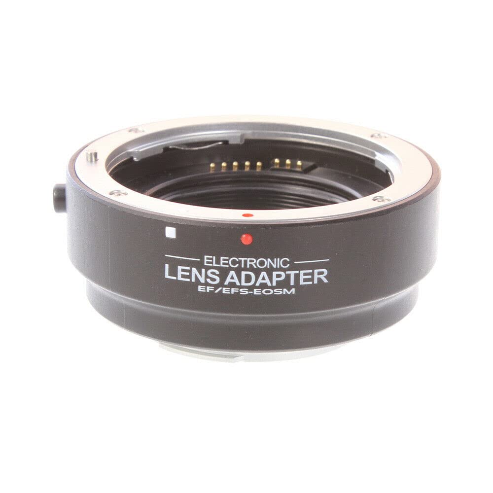 Hersmay EF-EOSM Auto Focus Lens Mount Adapter for Canon EF EF-S Lens to Canon EOS M EF-M Mount Mirrorless Camera Body M1 M2 M3 M5 M6 M10 M50 M100 M200, M50 Mark II, M6 Mark II