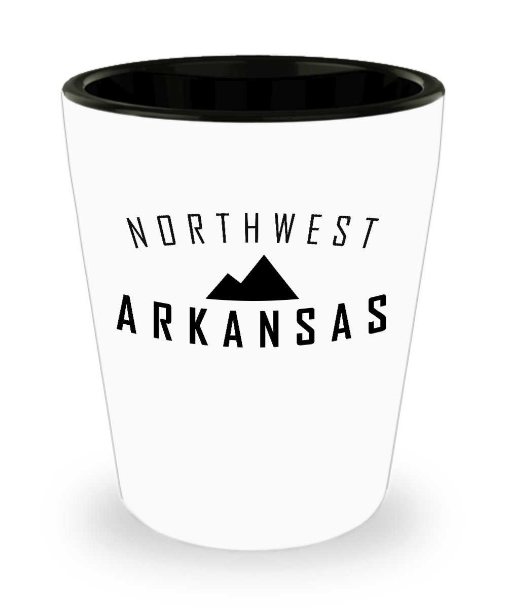 NWA Shot Glass with Mountain Design