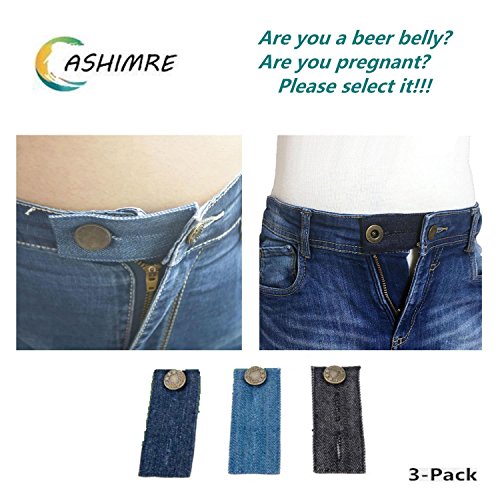 Belly BandDenim Waist Extender with Metal Button for Jeans Men and