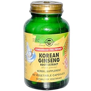 Solgar, Korean Ginseng Root Extract, 60 Veggie Caps - 2pc