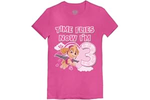TSTARS Skye Birthday Girl 3 Gifts for Three Years Old Bday Paw Patrol Theme Party Toddler Kids Girls Fitted T-Shirt A51144d