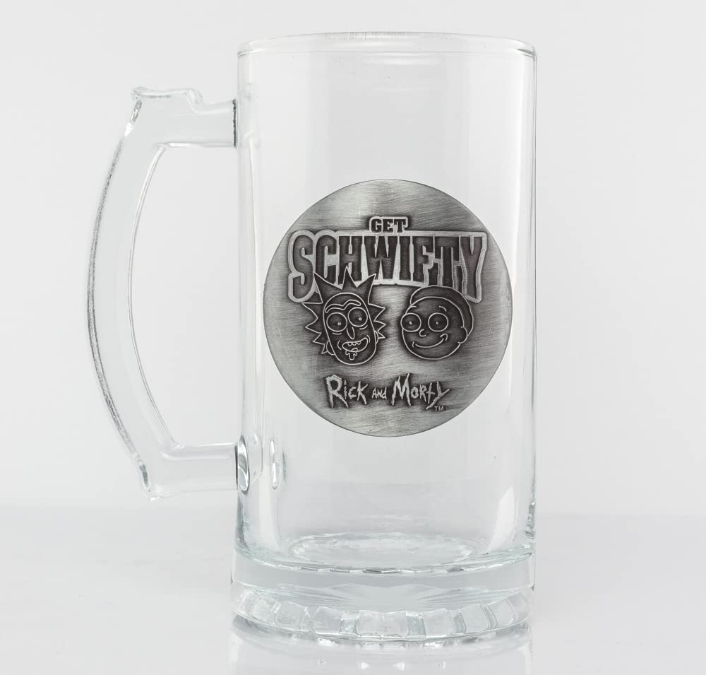GB eye Rick & Morty Get Schwifty 500ml Glass Tankard