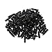 MagiDeal 50pcs 6mm Hole Black Plastic Push In Type Rivets Fastener Pin Clips ATV for Yamaha Suzuki