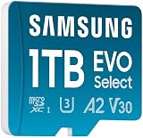 Samsung EVO Select 2024 1TB microSD Card with Adapter UHS-I U3 160 MB/s view 3