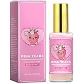 ZIGFRUIT Pink Tears Body Perfume,Fresh Strawberry Body Milk Mist Spray