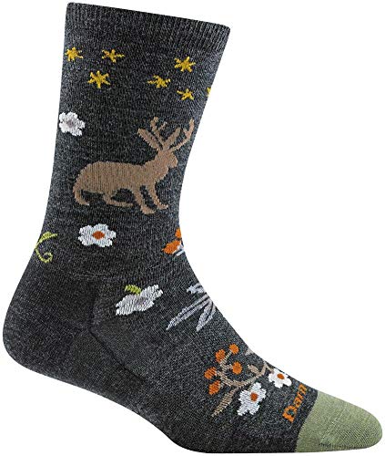Darn Tough Folktale Crew Light Socks - Women's Charcoal Medium