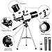 ToyerBee Telescope for Kids& Beginners, 70mm Aperture 300mm Astronomical Refractor Telescope, Tripod& Finder Scope- Portable Travel Telescope with Smartphone Adapter and Wireless Remote