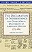 The Declaration of Independence and Other Great Documents of American History 1775-1865 (Dover Thrift Editions: American History)