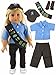 American Fashion World Girl Scouts Brownie Pant Outfit Costume Set for Dolls fits 18 Inch Doll