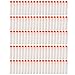 Ronghe 7.2cm Foam Darts for Nerf N-strike Elite Series 100 Pcs- Fluorescence by Integra