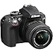 Nikon D3300 24.2 MP CMOS Digital SLR with AF-S DX NIKKOR 18-55mm f/3.5-5.6G VR II Zoom Lens (Black) (Renewed)