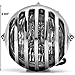 Krator Chrome Vintage Grill Headlight Antique Style Chopper Motorcycle Bobber Rat Rod Harley, Honda, Yamaha, Suzuki, Kawasaki, Custom Bike, Cruiser, Choppers