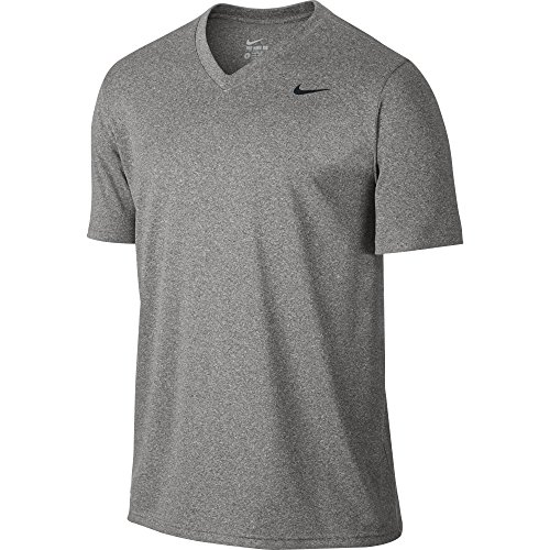 NIKE Men's Legend 2.0 Training T-Shirt Grey Heather/Black Size X-Large