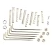 KIPA Carburetor Calibration Tuning Kit For Edelbrock CFM 1400 1404 1405 1406 1407 1408 1409 1411 WPA 1487 Carter AFB Carburetor Jets Rods Springs Jets sizes 95 98 101 Metering Rod & Rod Retainers primary