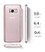 Spigen Liquid Crystal Glitter Galaxy S8 Plus Case with Slim Protection and Premium Clarity for Galaxy S8 Plus (2017) - Rose Quartz