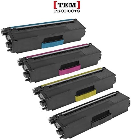 TEM Products © High Quality Compatible Replacement Toner Set for Brother TN-336 High Yield Toner Set (Black, Cyan, Yellow, Magenta) for use with Brother HL-L8250CDN, HL-L8350CDW, HL-L8350CDWT, MFC-L8600CDW, MFC-L8850CDW Printers