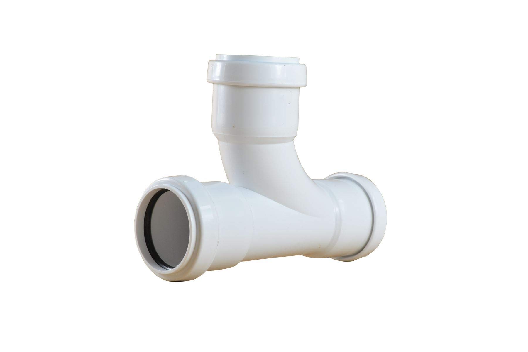 Pushfit 32mm Waste Pipe 90 Degree Tee - White