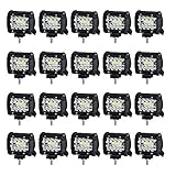 LED Pods, Turboo 4 Inch 60W LED Light Bar, 12000LM