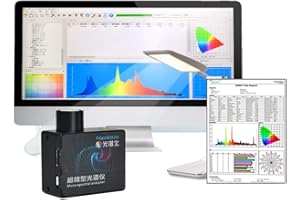 Hopoocolor HPCS300 Mini Spectrometer Handheld CRI Meter for LED Light Tester with Software