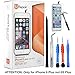 iPhone 6 Plus Screen Replacement - White - LCD Premium Complete Repair Kit with Tools - Easy Manuals Videos and Instructions NOT for 6S Plus ONLY for 6 Plus - with Glass Screen Protector by uRepair