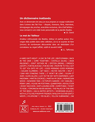 The Beatles: Dictionnaire inattendu - Les Beatles, Paul McCartney, John Lennon, RIngo Starr, George Harrison The Beatles: Dictionnaire inattendu – Image 3