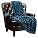 Chanasya Premium Embossed Faux Fur Throw Blanket - Super Soft, Lightweight Minky Blanket - 50